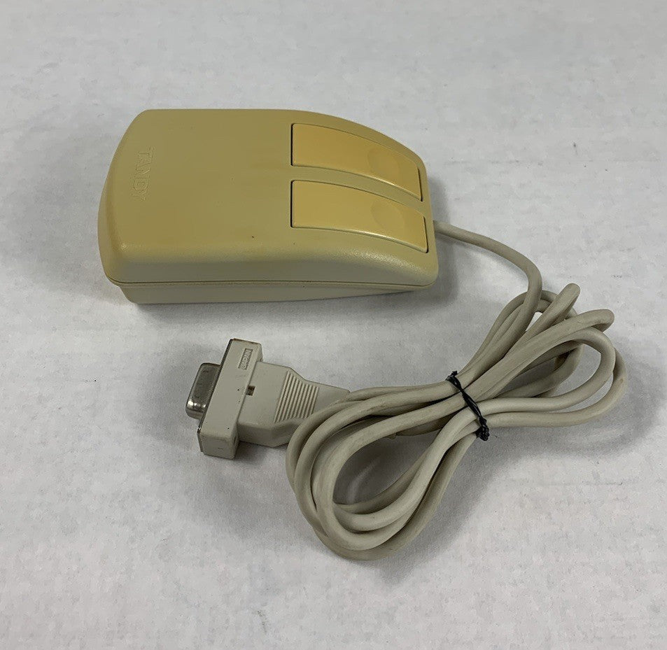 Tandy 7A9 Vintage Trackball Serial Mouse