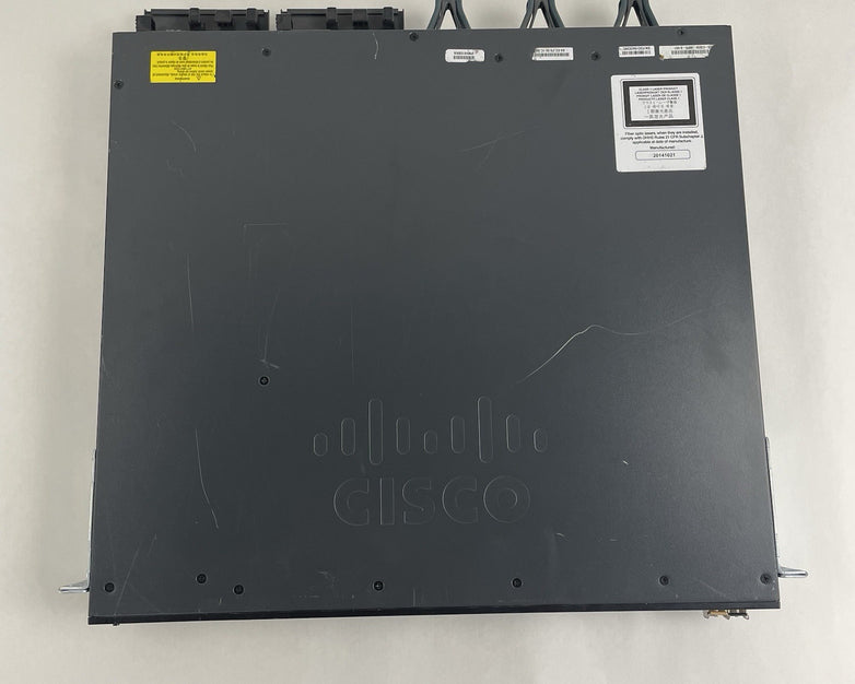 Cisco WS-C3650-48PS-S V01 Catalyst 3650 48-Port PoE+ 4x1G  Tested & Reset 2X PSU