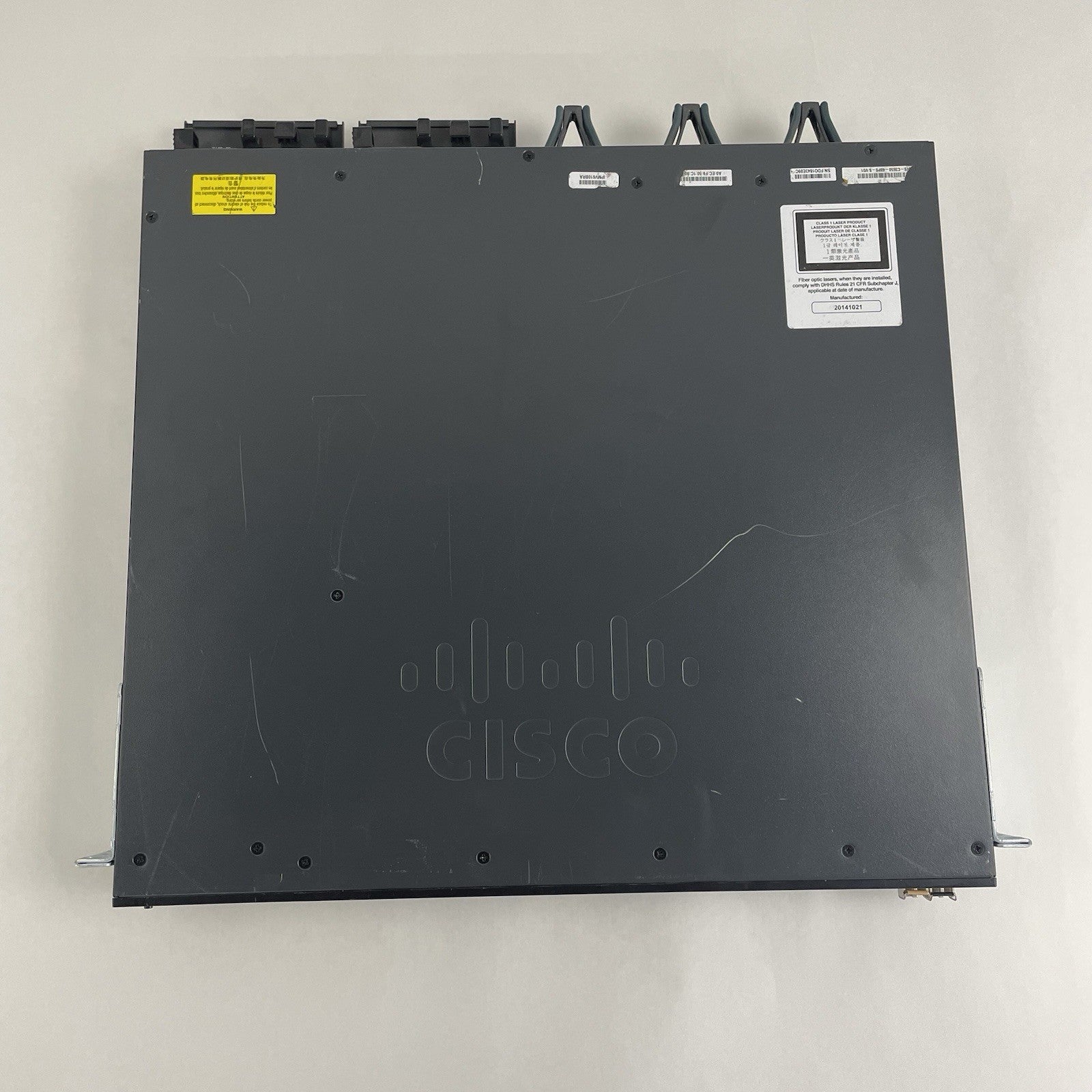 Cisco WS-C3650-48PS-S V01 Catalyst 3650 48-Port PoE+ 4x1G  Tested & Reset 2X PSU5