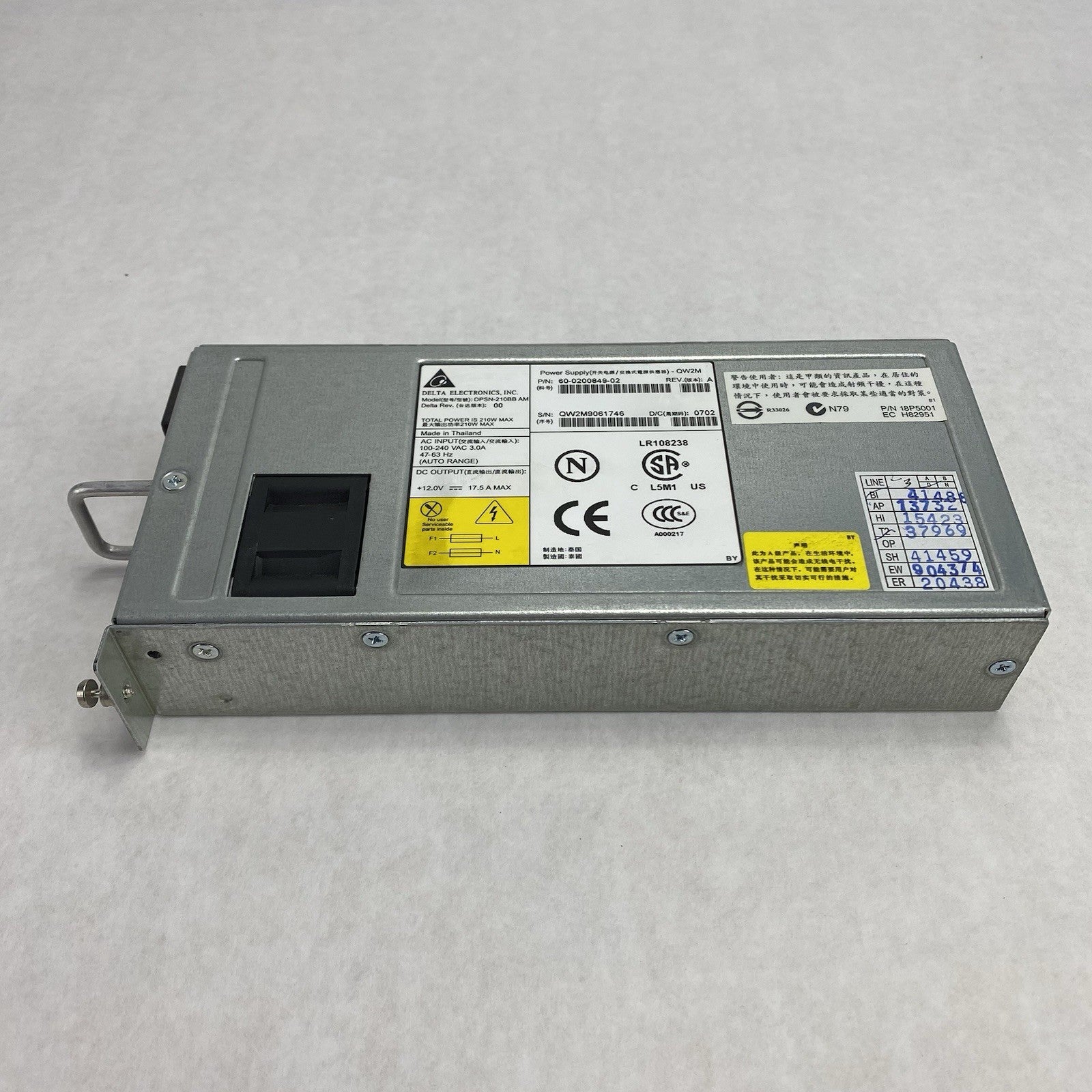 Delta Electronics DPSN-210BB AM 210W +12.0V Server Power Supply Lot of 22