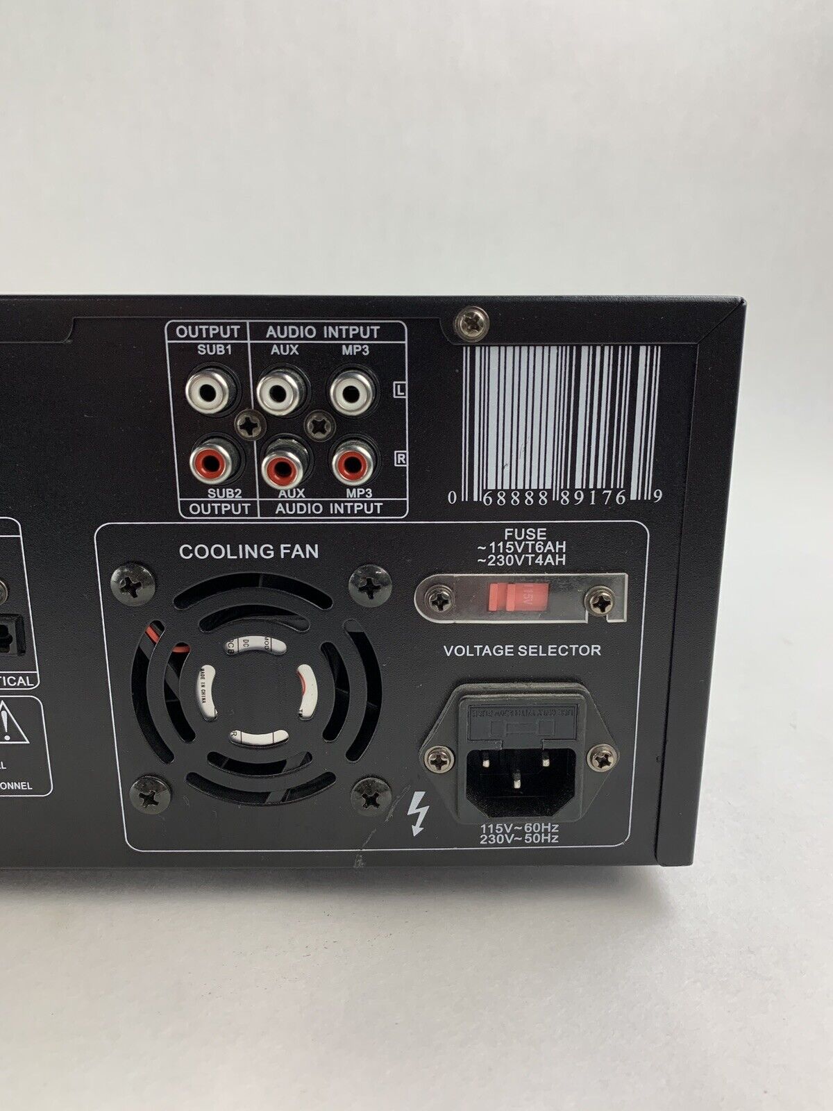 Pyle PD1000A Home and Office AMP Receiver Stereo Tested No Remote