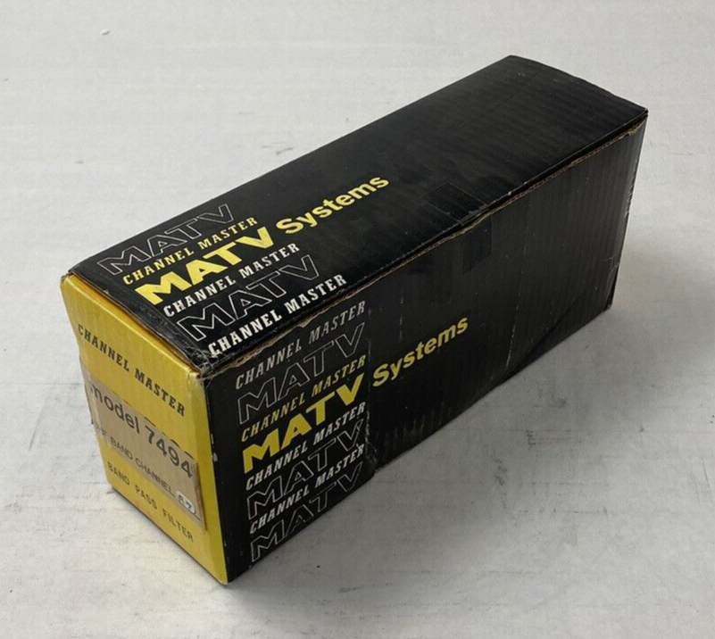 Channel Master MATV Systems Model 7494 Band Pass Filter UHF Band Channel 67