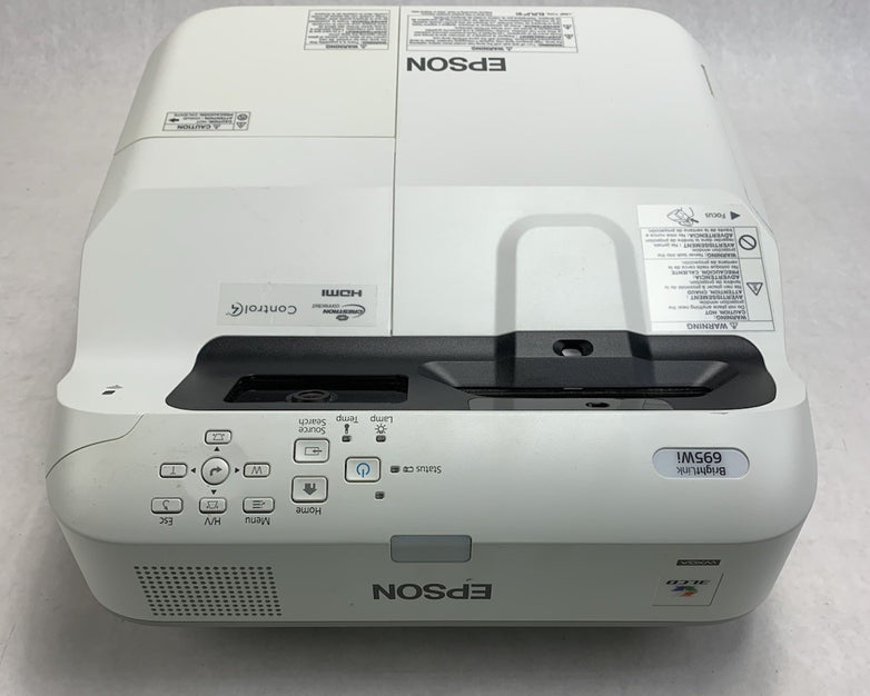 Epson PowerLite 695Wi H740A LCD Lamp Projector 825 Lamp Hours - No Remote