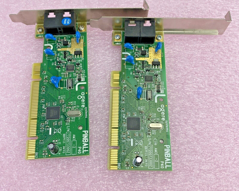 Agere 4005B-PINBALL PCI 56K Internal Fax/Modem Lot of 2