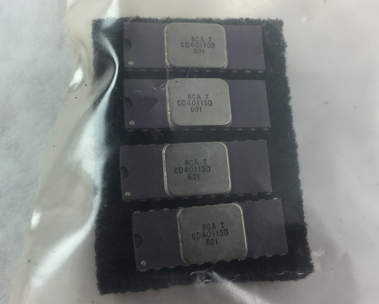 (4)  RCA CD40115D Integrated Circuit  Lot of 4