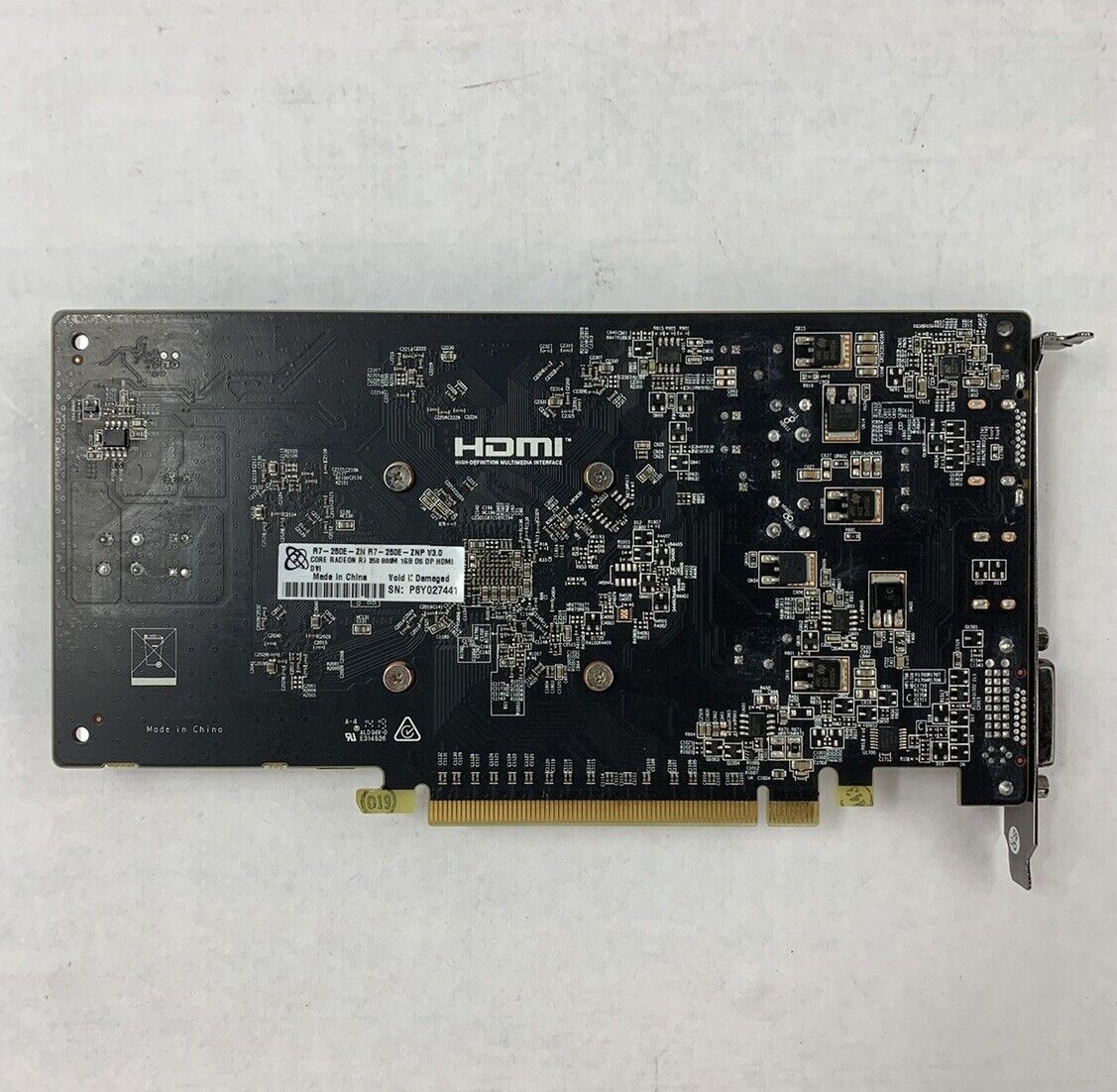 XFX AMD Radeon R7 250 800M 1GB DDR5 HDMI DisplayPort DVI Graphics Card