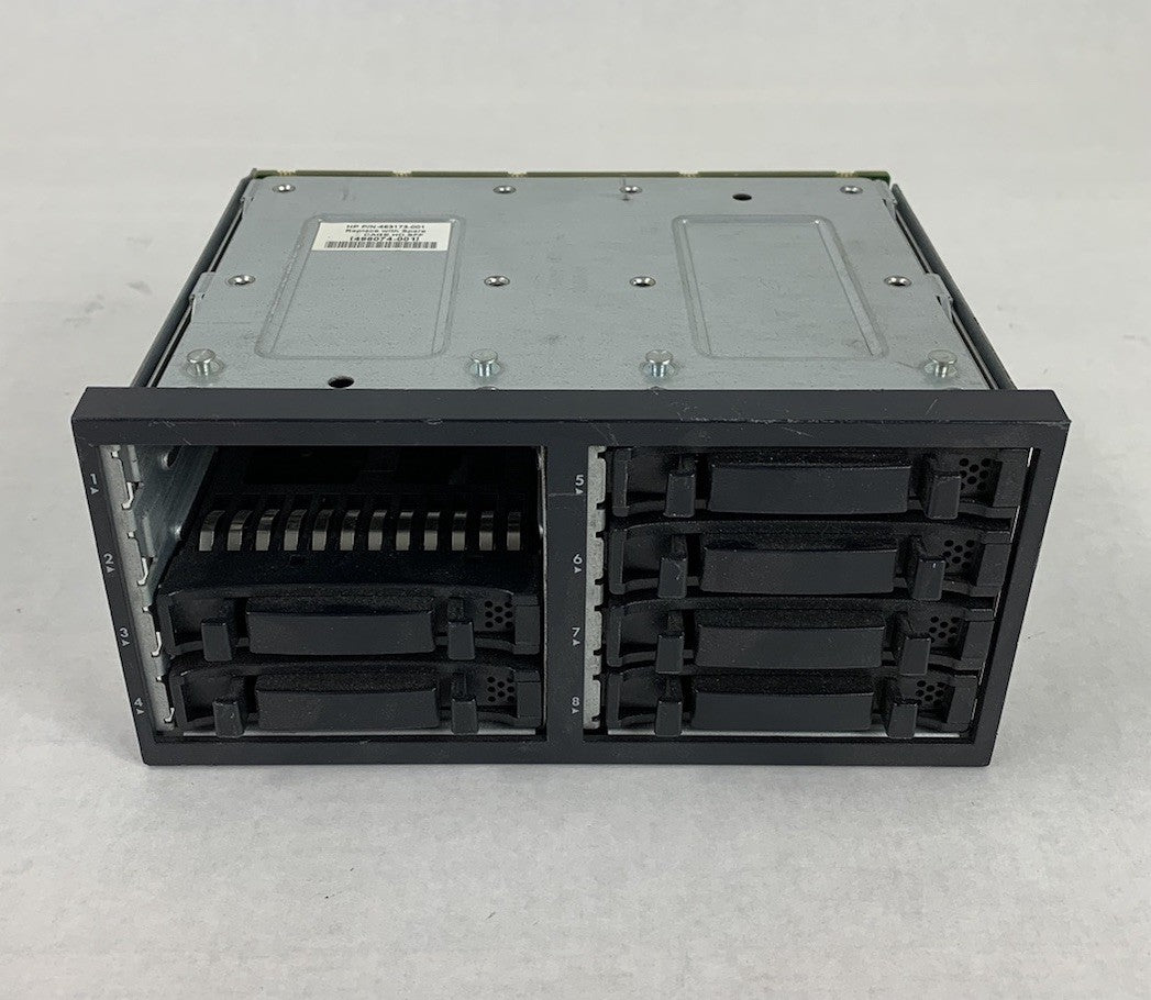 HP DL380 G7 G6 SAS 2.5" Drive Cage 463173-001 - Missing 2 Caddies