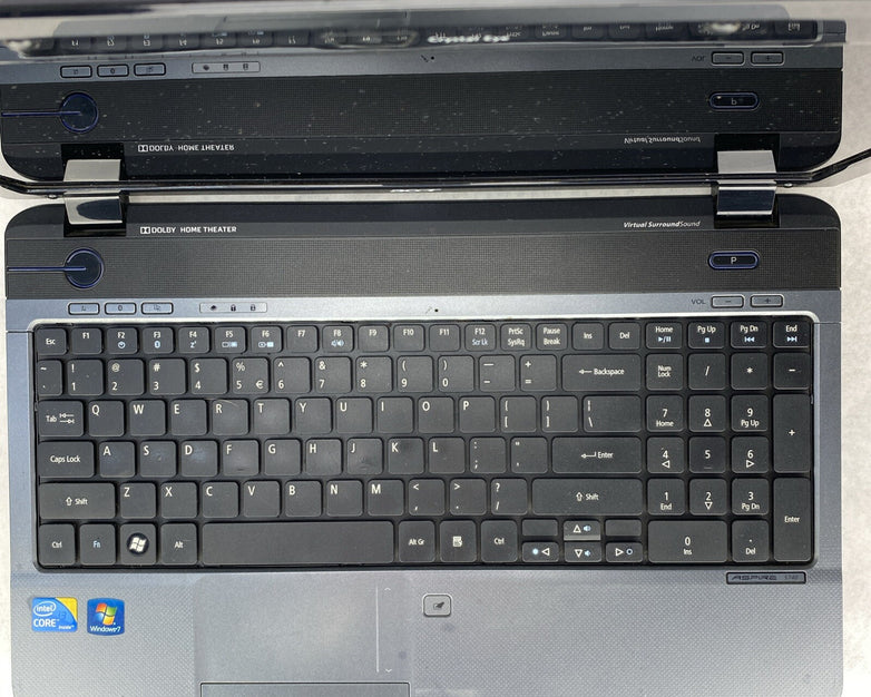 Acer Aspire 5740 15.6" Intel Core i3-M330 2.13GHz 4GB RAM No AC HDD OS