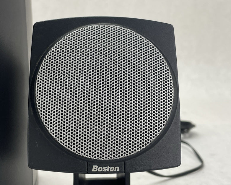 Boston Acoustics BA745 Computer Speaker System Sub & 2 Satellites Tested