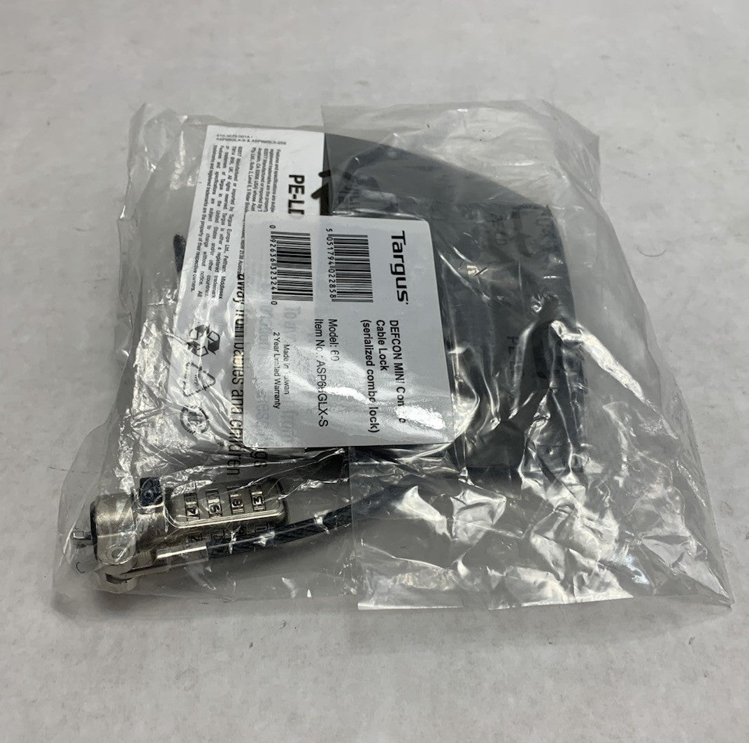Targus DEFCON MINI 60 ASP66GLX-S Combo Cable Lock2