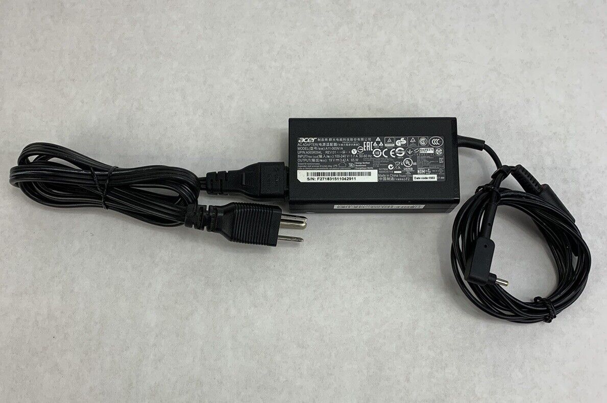 Acer A11-065N1A 65W AC Adapter (Lot of 7)