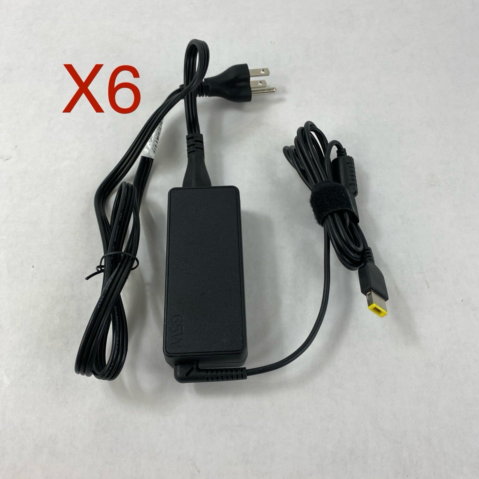Lenovo A17-065N2A 65W 20V 3.25A Slim Square Tip Charger AC Adapter - Lot of 60