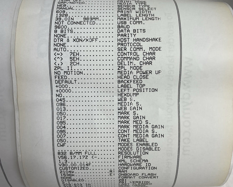 Zebra GX420t USB Thermal Transfer Label Printer For Parts