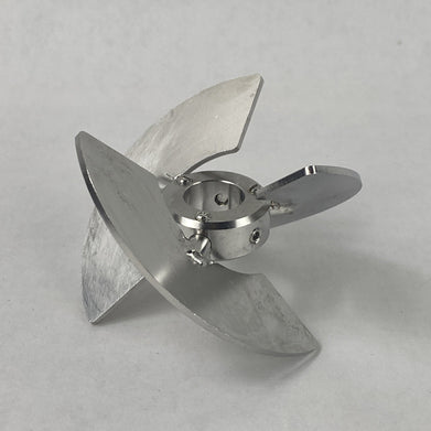 BBI Biotech Bioreactor 3-Blade Segment Impeller Ø 75mm 10mm Shaft