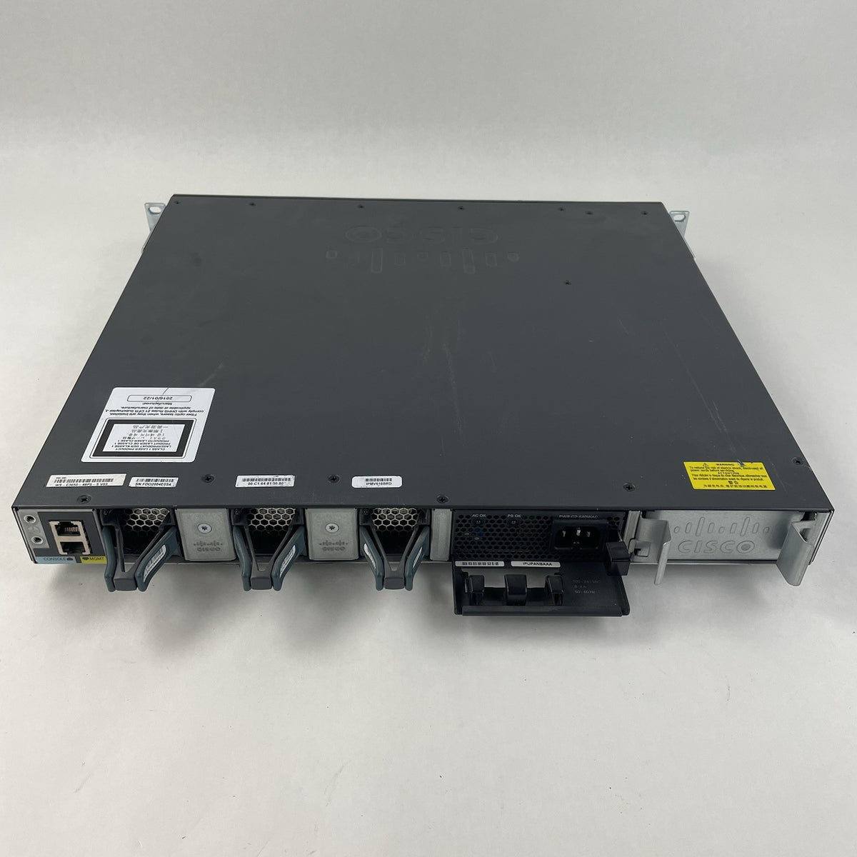 Cisco WS-C3650-48PS-S  V03 48 Port Tested Reset 1X PSU6
