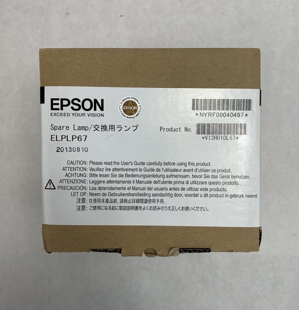 Epson ELPLP 67 OEM Projector Spare Lamp - New Sealed5