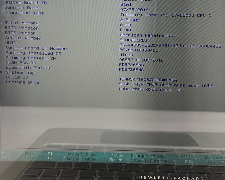 HP Spectre x360 13.3" i7-6500U 2.50 GHz 8 GB RAM No SSD/OS/AC - USB