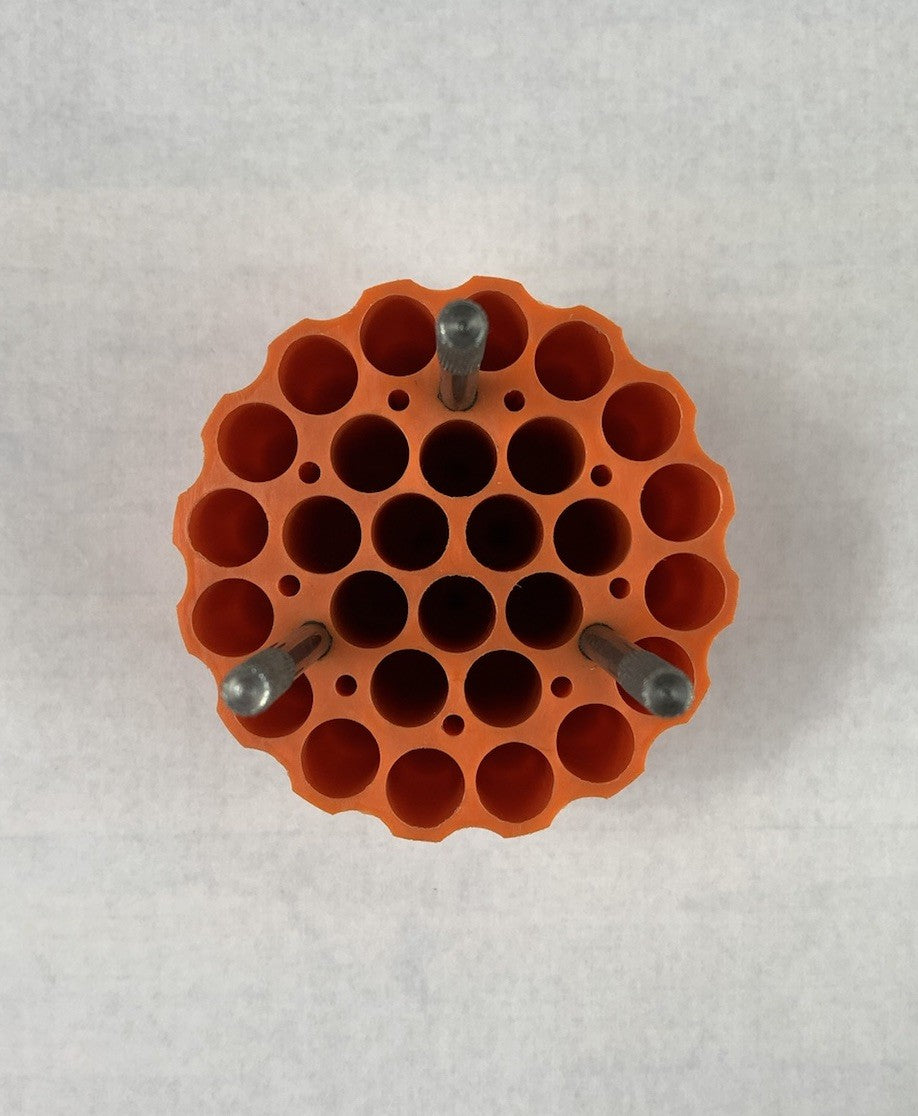 Unbranded Centrifuge Orange Bucket Insert (Lot of 2)