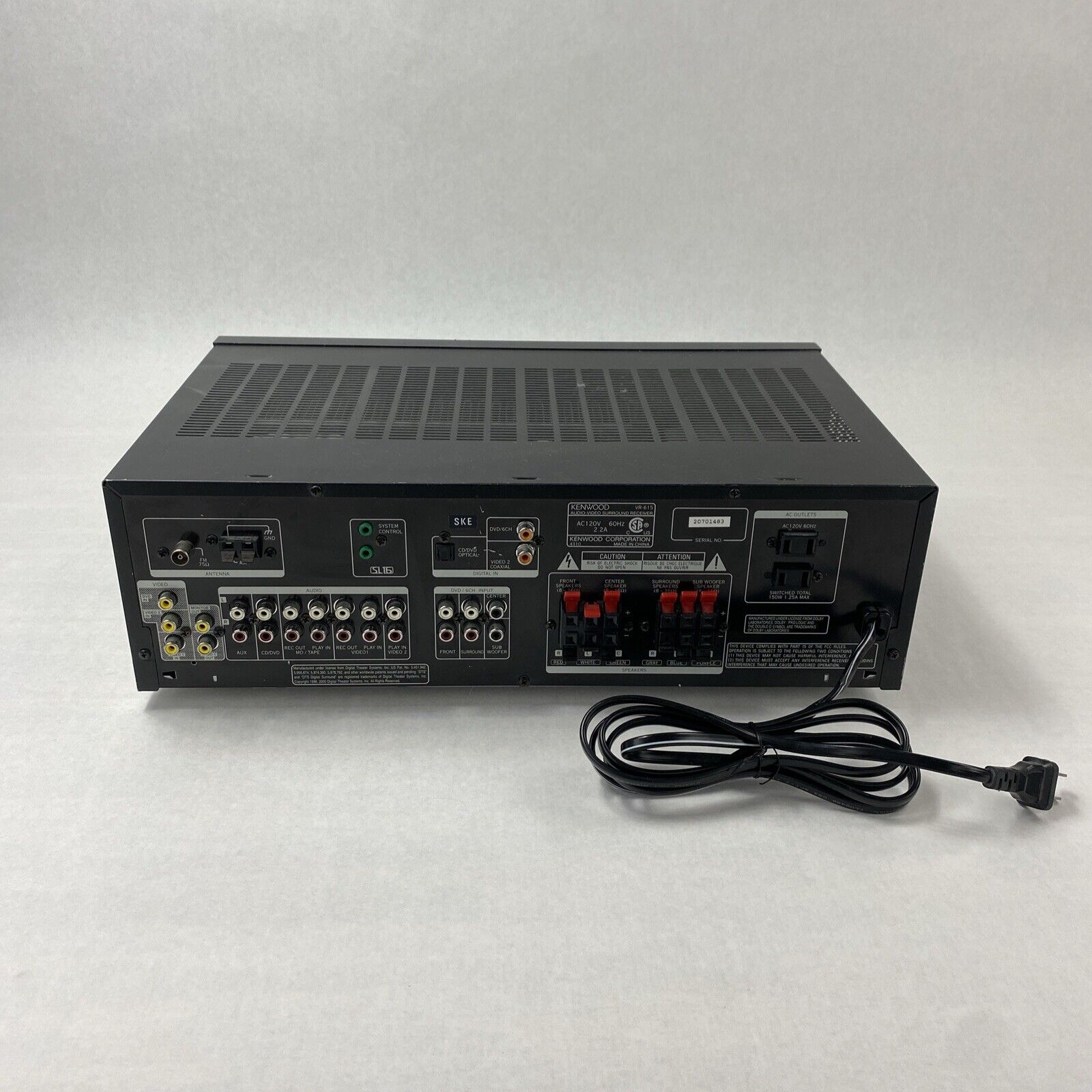 Kenwood VR-615 AV Surround Receiver