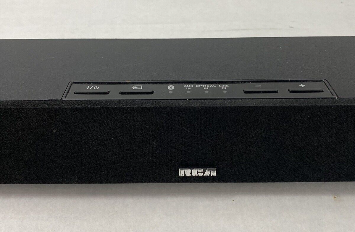 RCA RTS7110B-2 Wireless Home Theater Sound Bar Power Tested No Remote/Power Cord