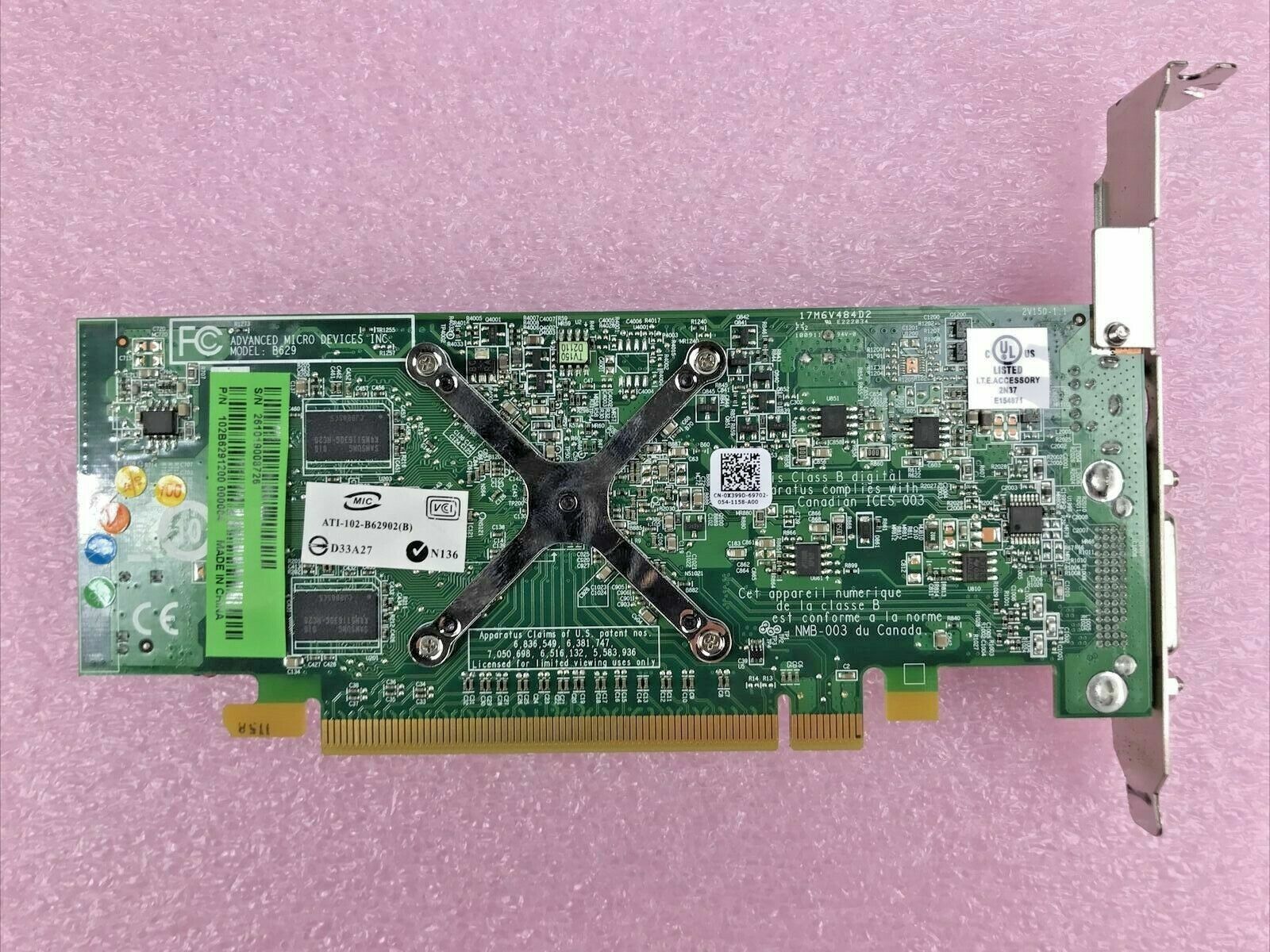 ATI 102B6290200 000004 Radeon 256MB DMS59 full profile PCIe graphics card Lot(5)