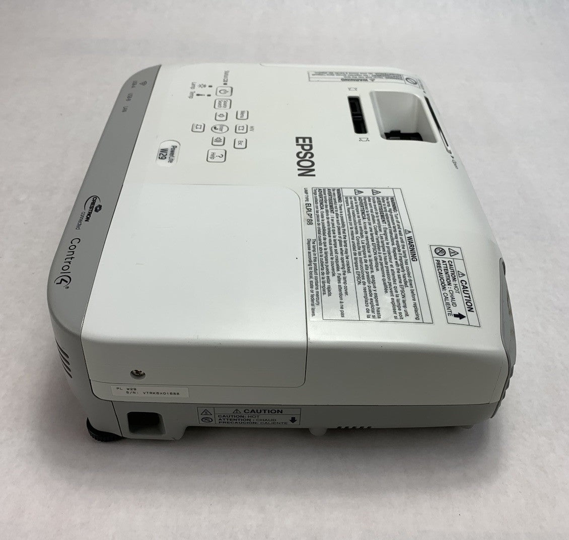 Epson PowerLite W29 H690A LCD Lamp Projector 155 Lamp Hours - No Remote5