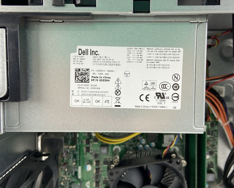 Dell Optiplex 3010 MT Intel Core 3220 3.3GHz 8GB RAM No HDD No OS