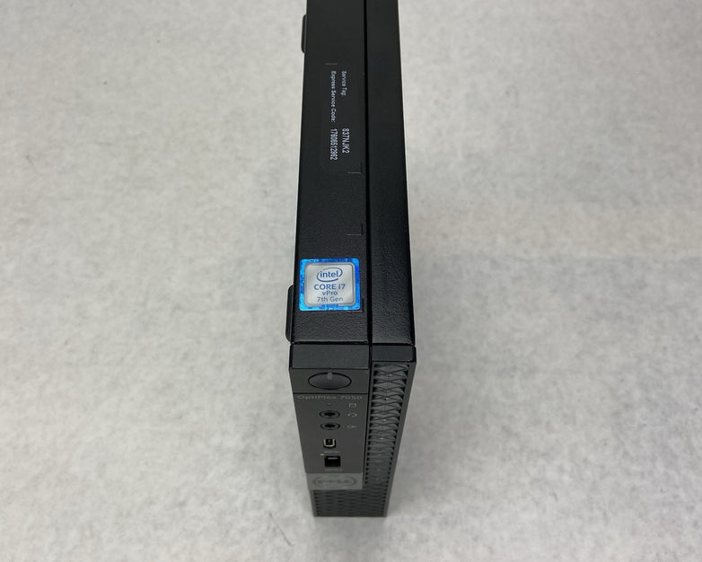 Dell Optiplex 7050 Micro Intel Core i7-7700T 2.9GHz 8GB RAM w/AC No HDDOS