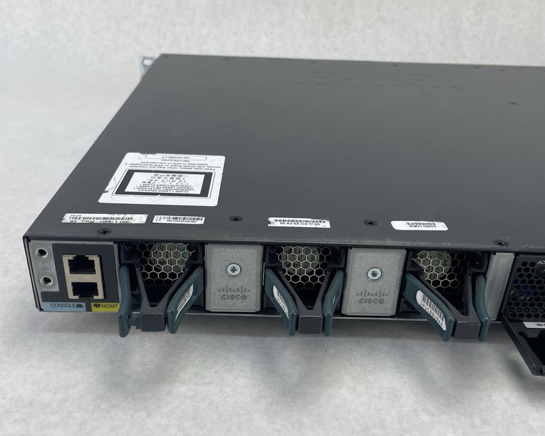 Cisco Catalyst WS-C3650-24PS-S 24-Port PoE+ 4x1G  1x PSU AC Tested & Reset