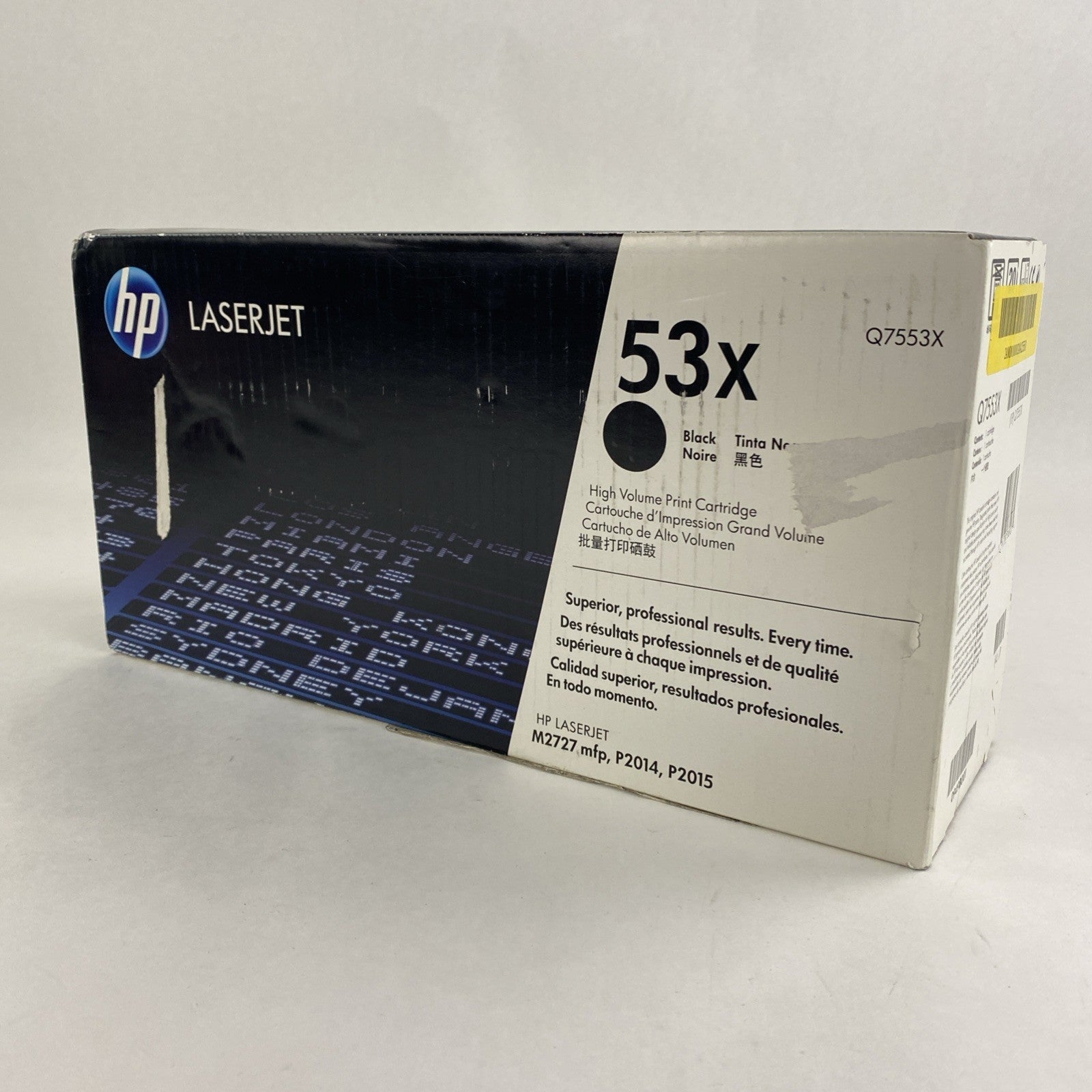 HP Q7553X 53X Laserjet Black High Volume Print Cartridge 0