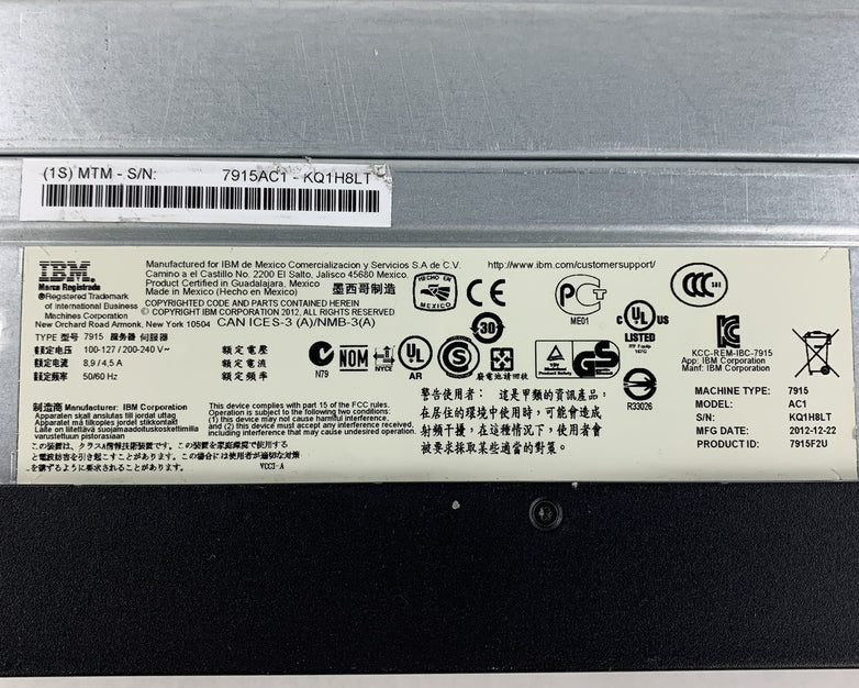 IBM System x3650 M4 Server  2x  E5-2640 2.5 GHz 32 GB RAM No OS No 2.5" HDD