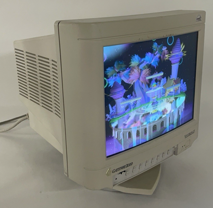 Gateway CPD-15F23 15"  CRT PC Monitor Tested0