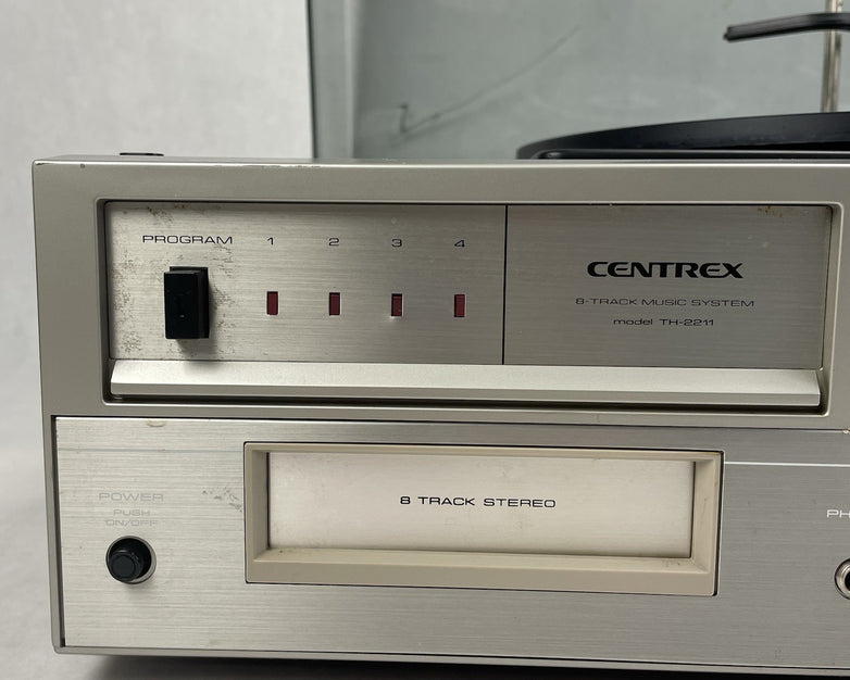 Pioneer Centrex TH-2211 8 Track Player Turntable AM FM Stereo System For Parts