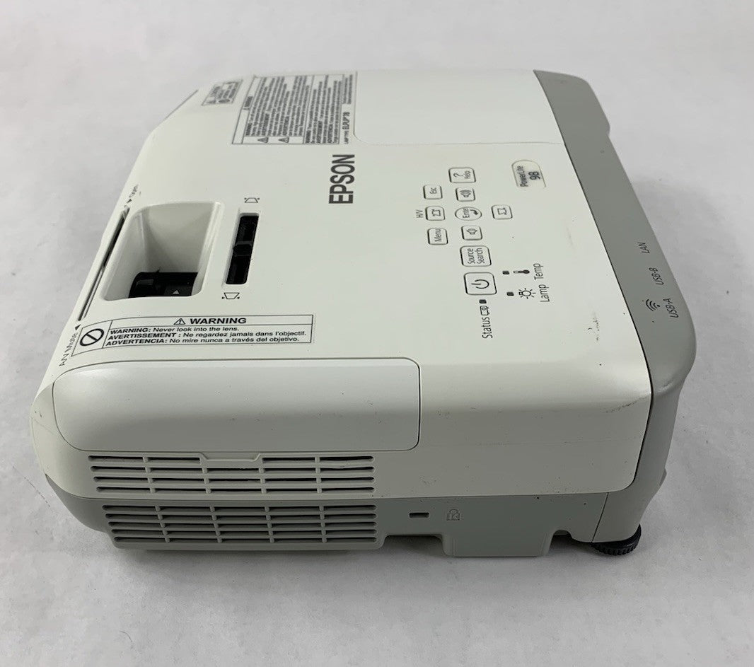 Epson PowerLite 98 H577A LCD Lamp Projector 638 Lamp Hours - No Remote2