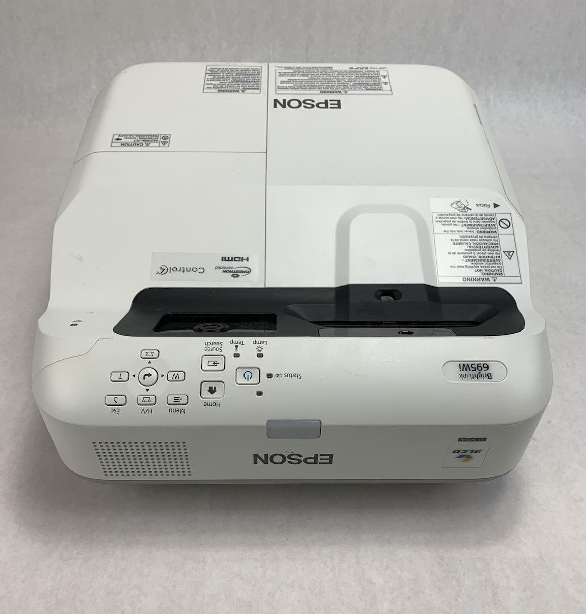 Epson PowerLite 695Wi H740A LCD Lamp Projector 749 Lamp Hours - No Remote3