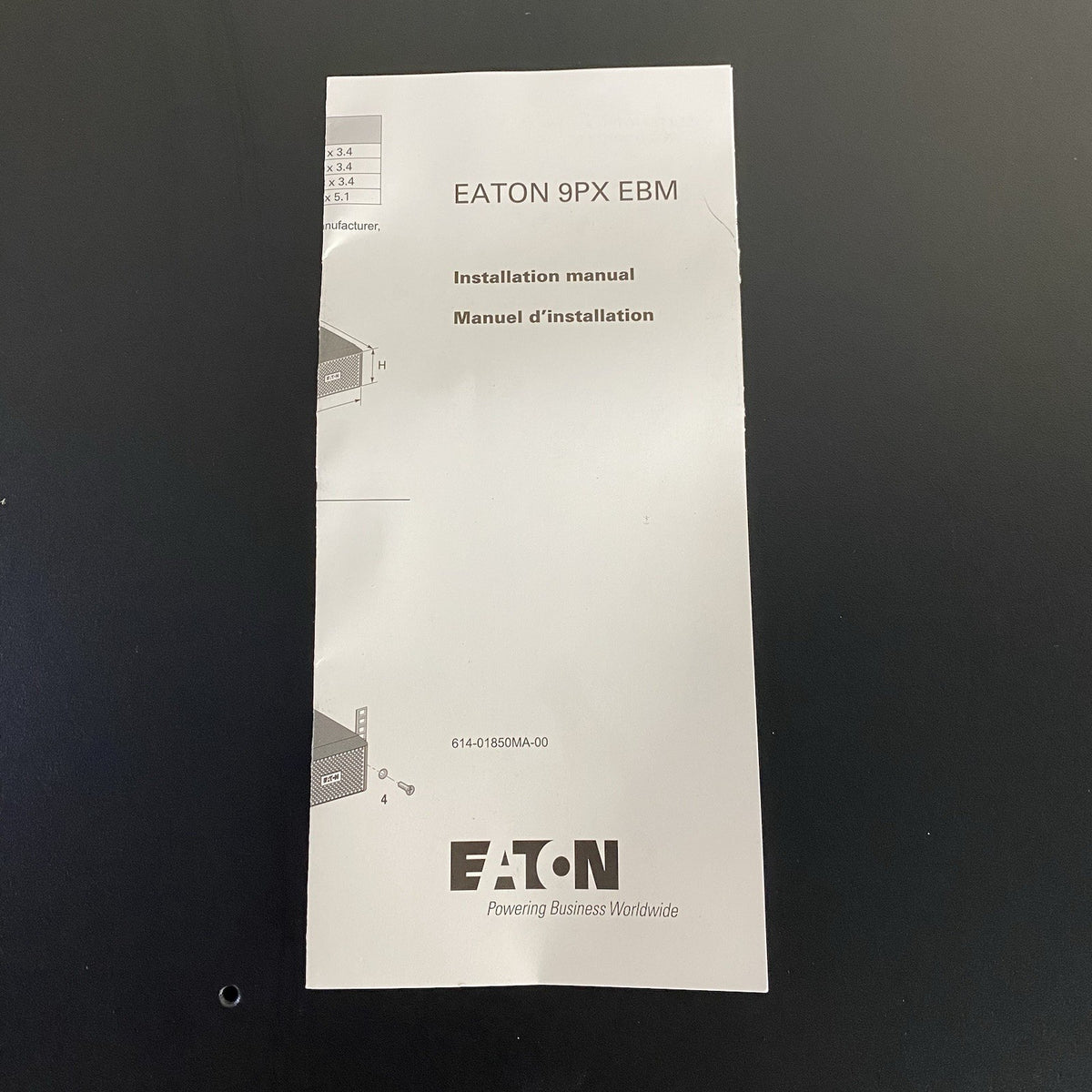 Eaton 9PXEB 9PX 72V Rack/Tower Extended Battery Module EBM 9PX Exp: 8/2314