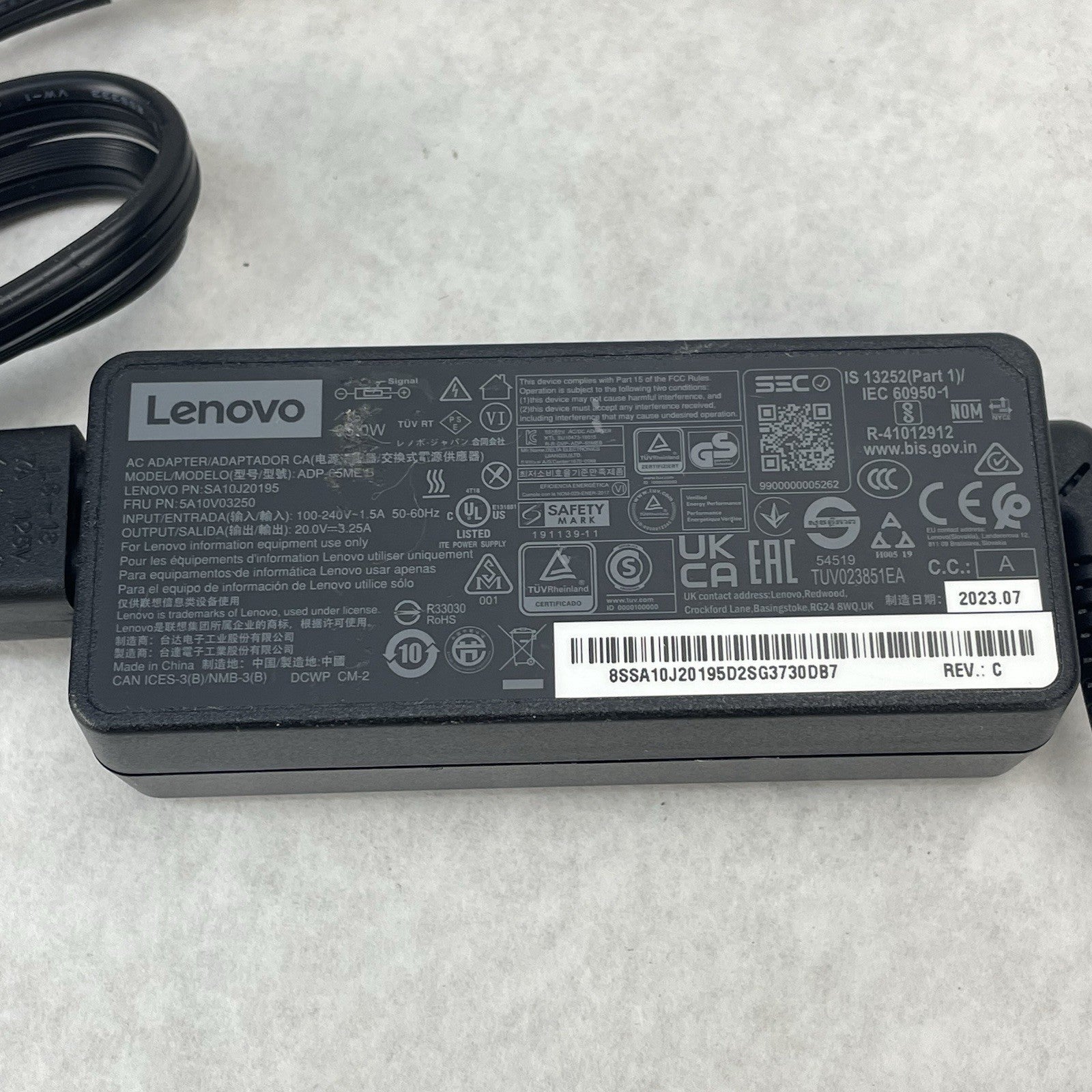 Lenovo ADP-65ME B AC Adapter Lot of 53