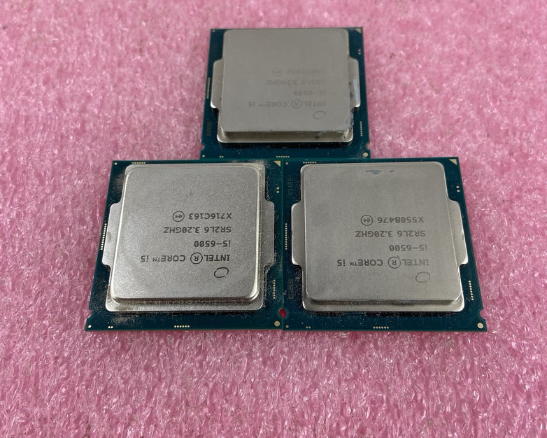 Lot of 3 Intel Core i5-6500 SR2L6 3.2GHz Desktop CPU