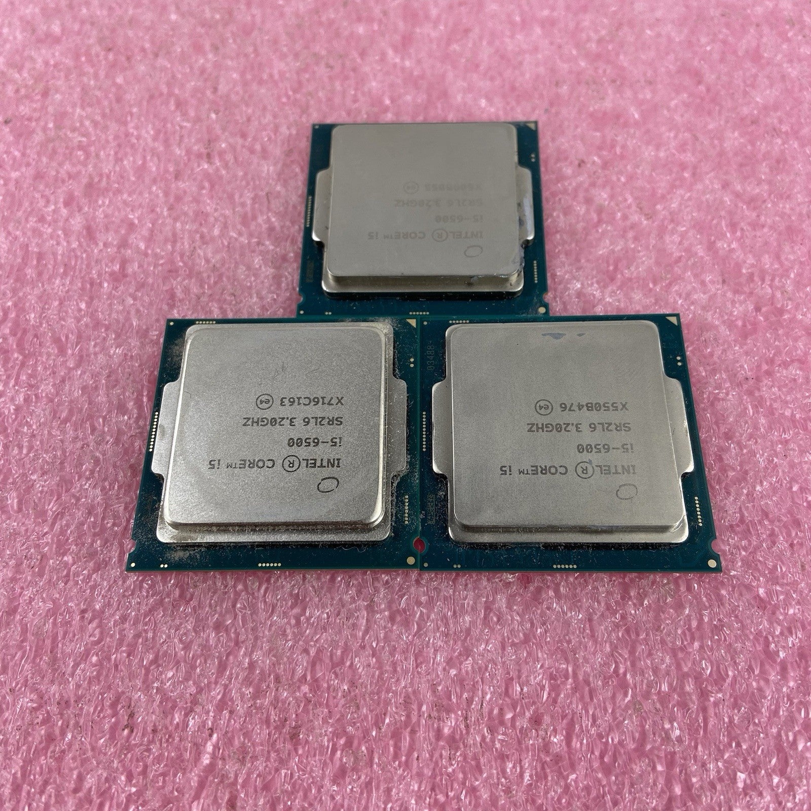 Lot of 3 Intel Core i5-6500 SR2L6 3.2GHz Desktop CPU3