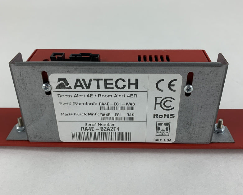 AVTECH Room Alert 4E Environmental Monitor Reset