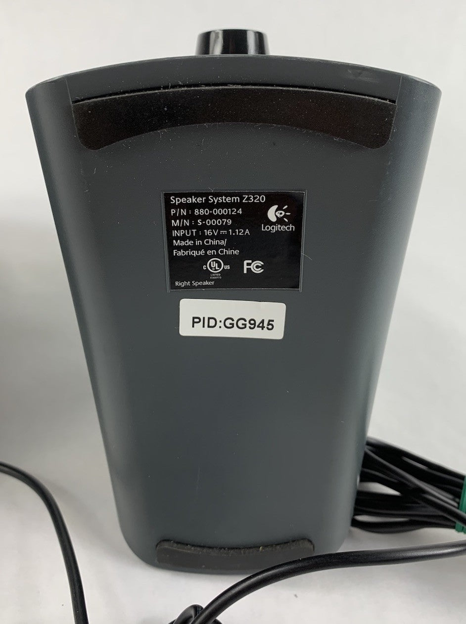 Logitech Z320 880-000124 Desktop Speaker System w/ AC Adapter Power Supply6