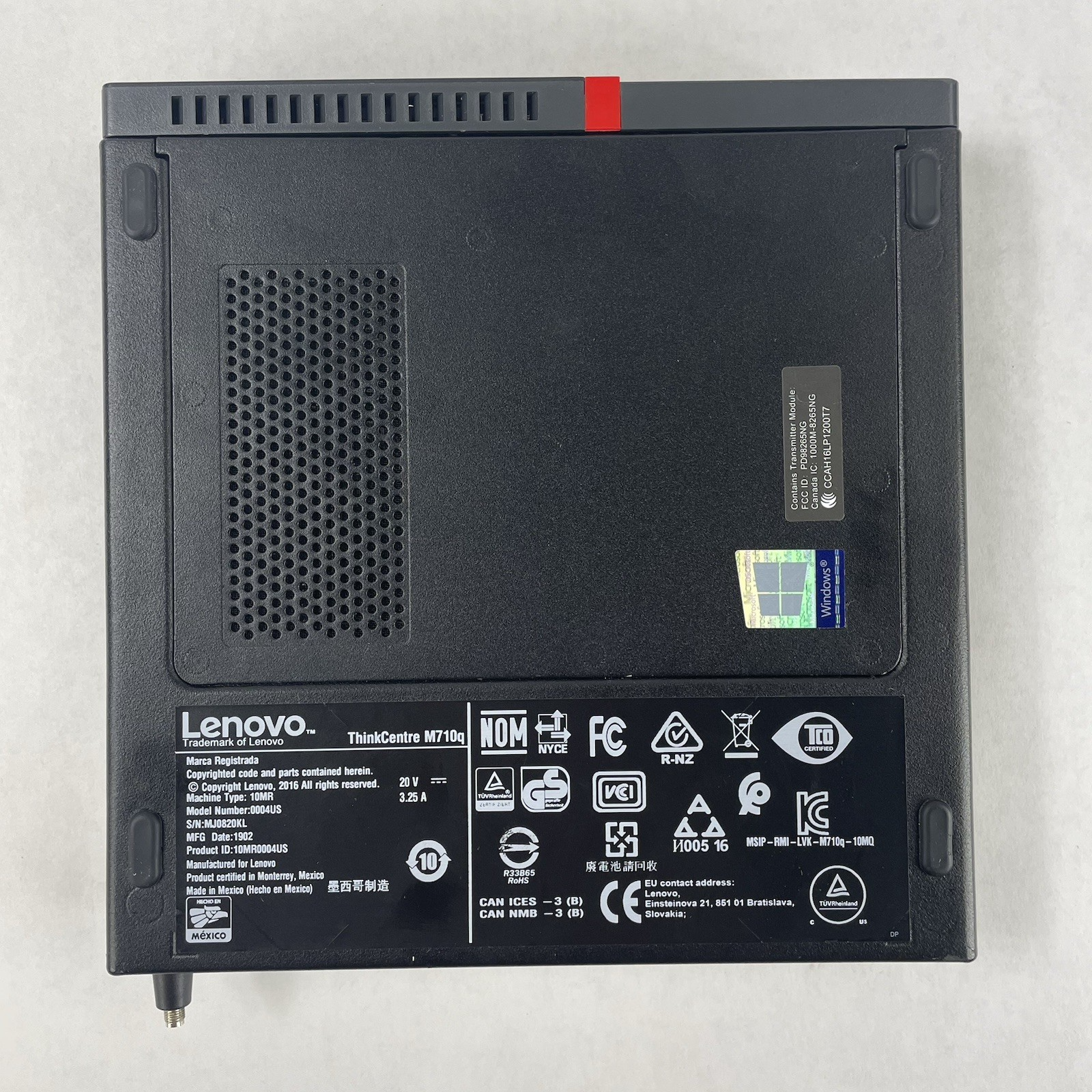 Lenovo ThinkCentre M710q Micro i5-7500T 2.70 GHz 8 GB RAM No HDD/OS/AC - READ9