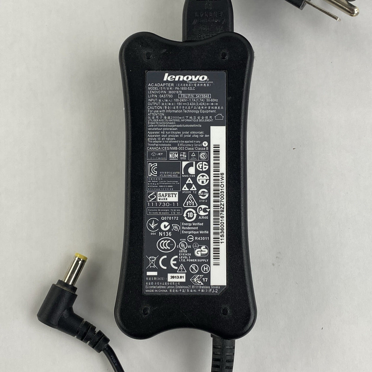 Lenovo PA-1650-52LC 65W 19V 3.42A Small Tip AC Adapter - Lot of 45