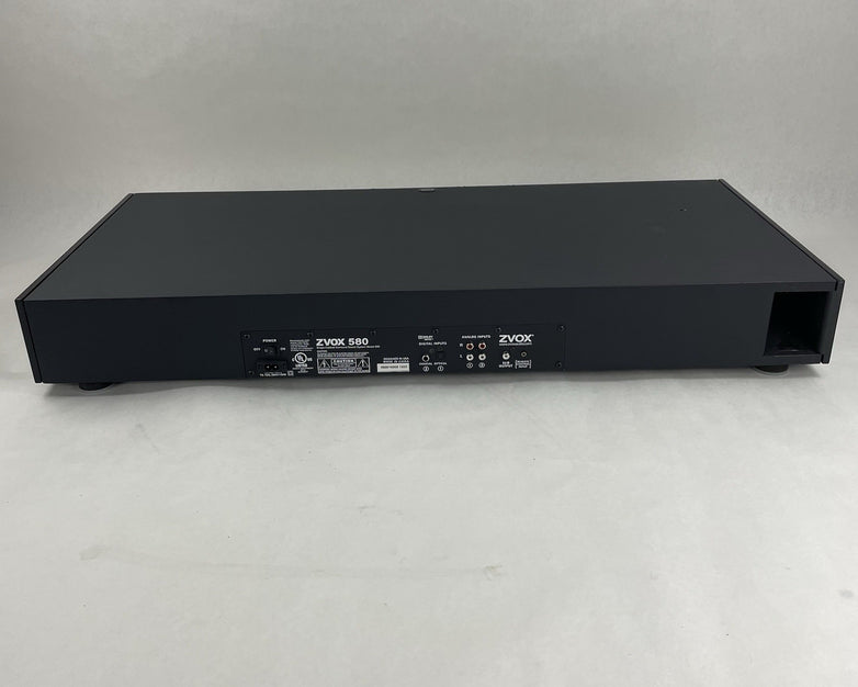 ZVOX 580 Sound Bar Sound Base Cabinet Box Subwoofer Sound System TV Platform Blk