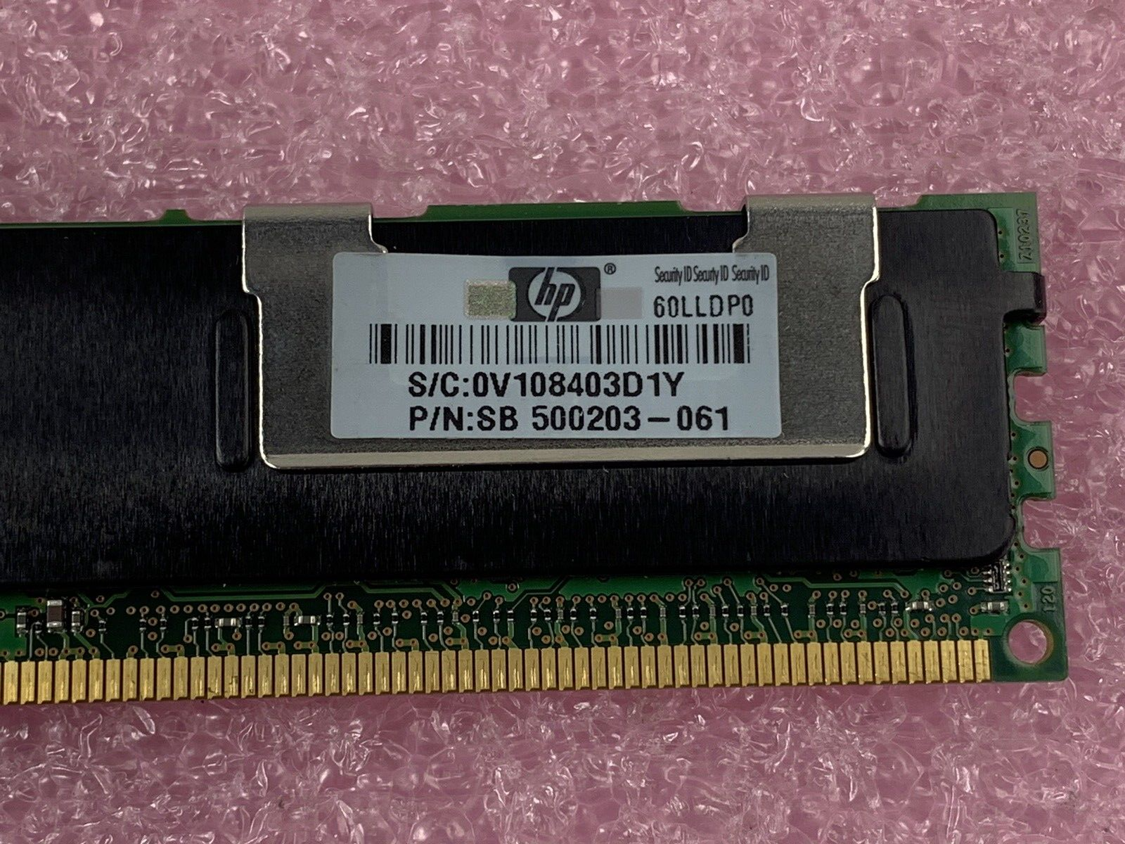 Lot 6x 4GB Elpida EBJ41HE4BDFD-DJ-F 2Rx4 PC3-106000R server RAM memory
