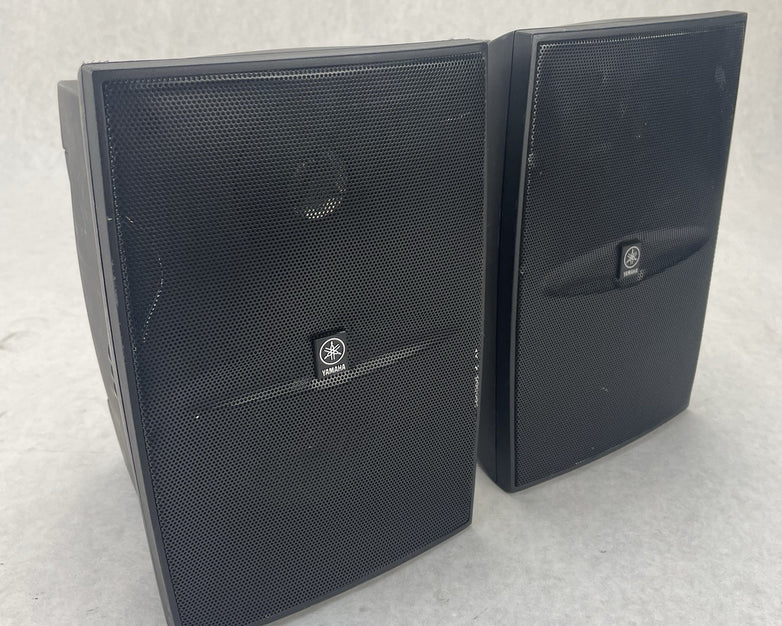 Pair Yamaha NS-AW1 Two-Way Indoor/Outdoor Black Speakers Tested