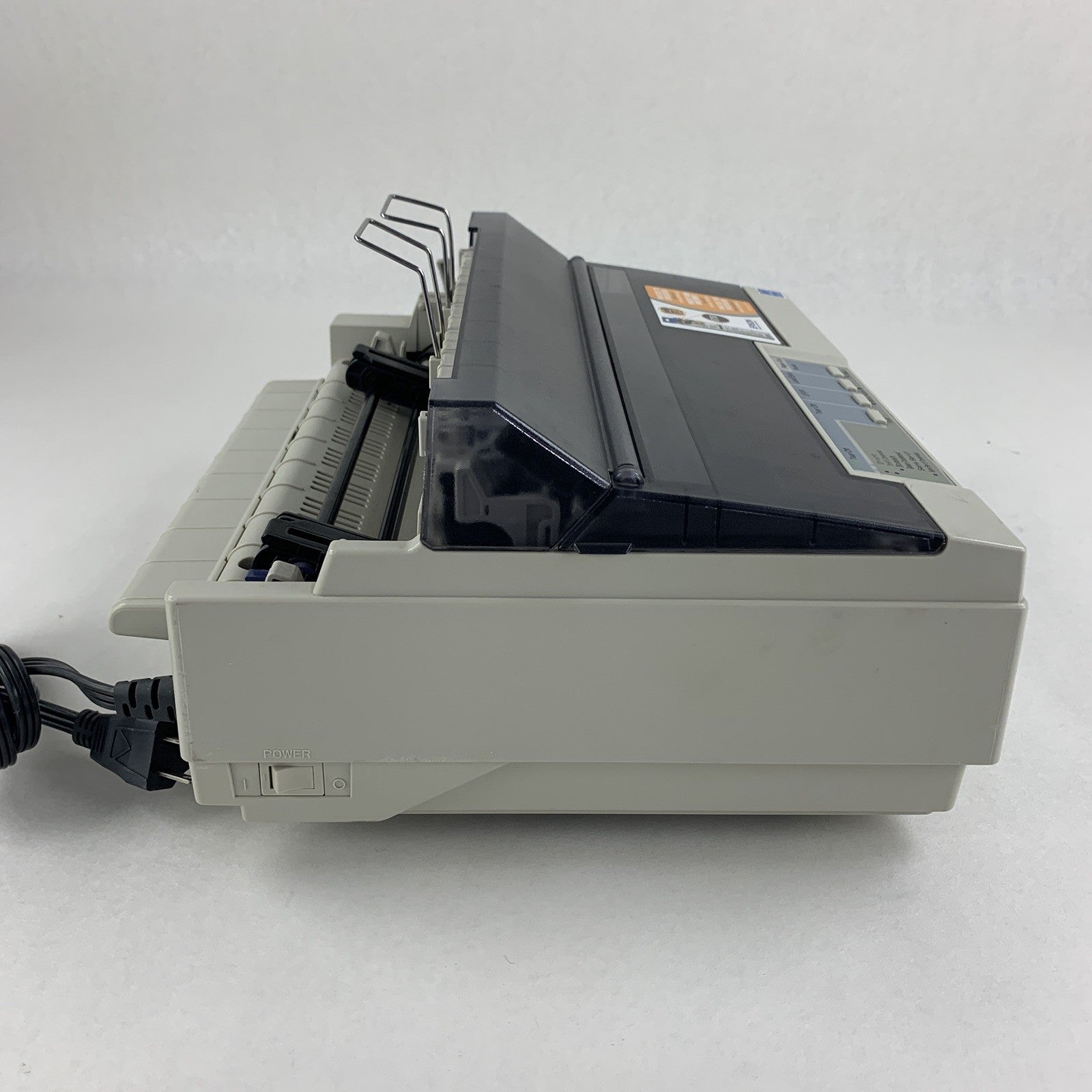 Epson LX-300+II P170B Dot Matrix 9-Pin Printer Bad Paper Feed Tested No Ribbon