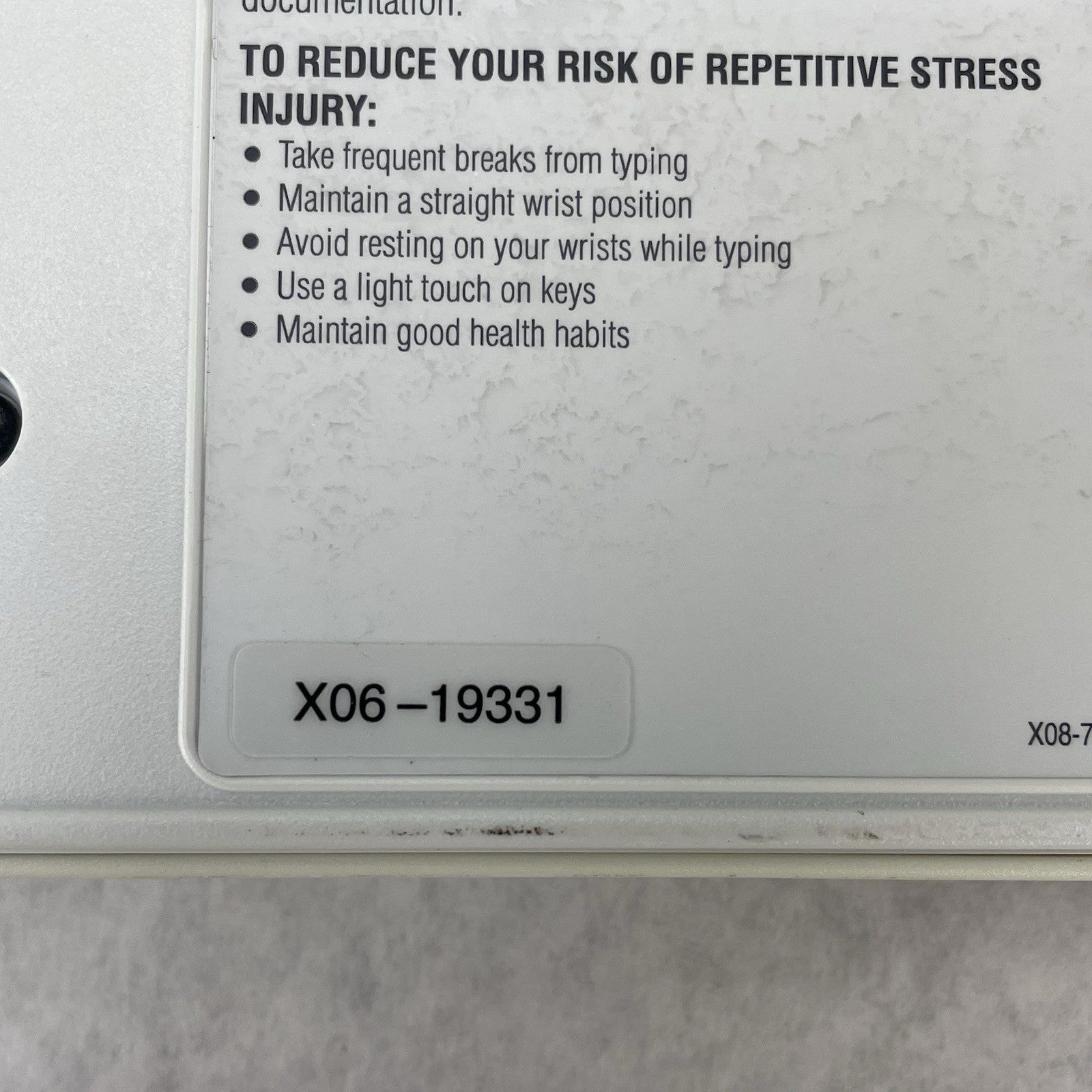 Microsoft X06-19331 Ergonomic Keyboard Tested7
