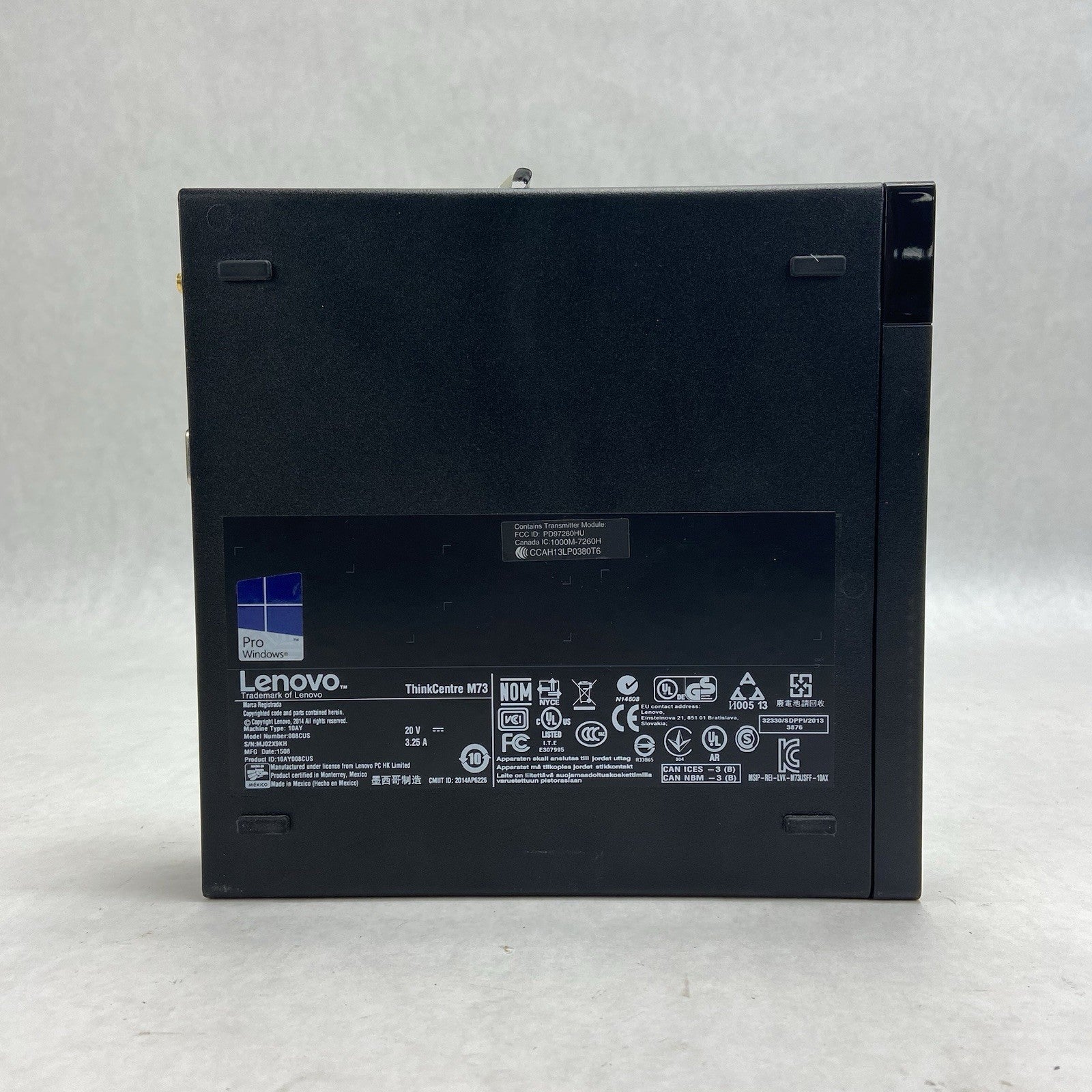 Lenovo Thinkcentre M73 Micro Intel Core i5-4590T 2GHz 8GB RAM No HDDOSAC4