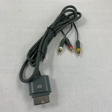 Microsoft XBOX 360 S Slim Composite AV Audio Video Cable